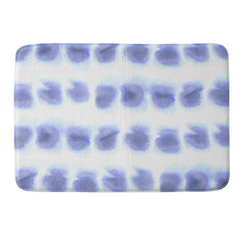 Amy Sia Smudge Purple Memory Foam Bath Mat