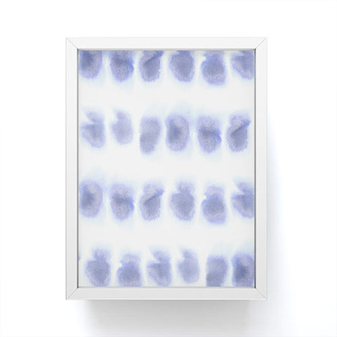 Amy Sia Smudge Purple Framed Mini Art Print