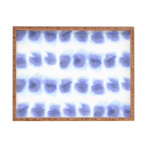 Amy Sia Smudge Purple Rectangular Tray