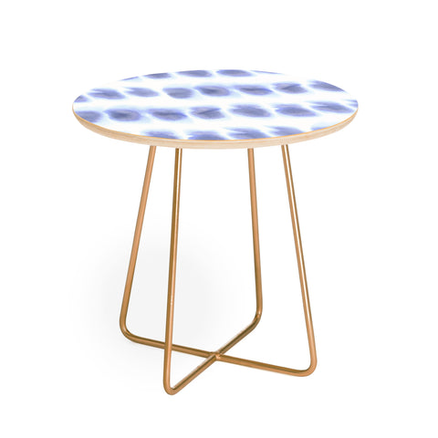 Amy Sia Smudge Purple Round Side Table