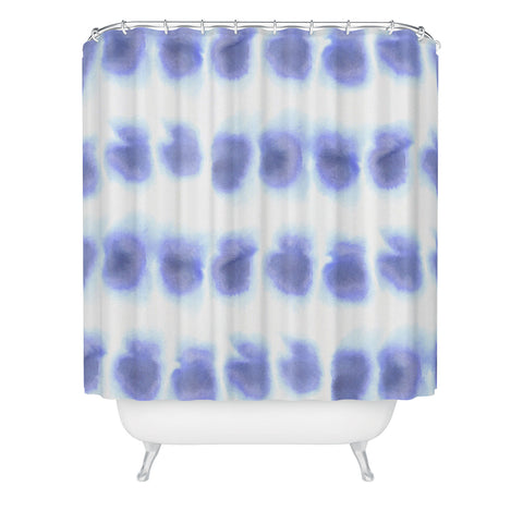 Amy Sia Smudge Purple Shower Curtain