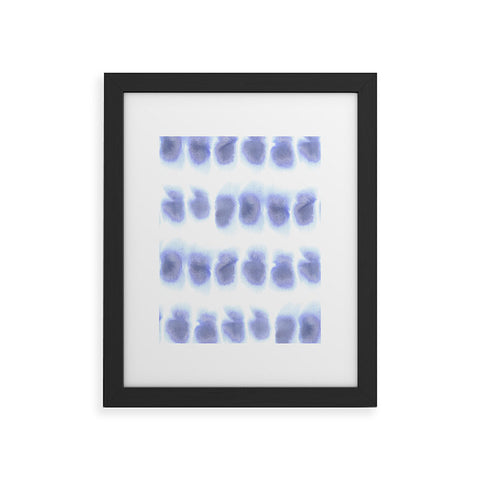 Amy Sia Smudge Purple Framed Art Print