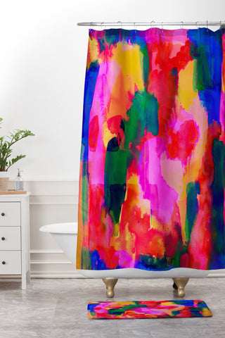 Amy Sia Spirit 1 Shower Curtain And Mat