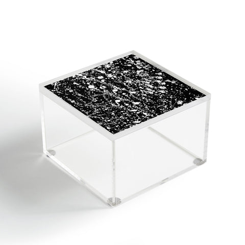 Amy Sia Splatter Black and White Acrylic Box