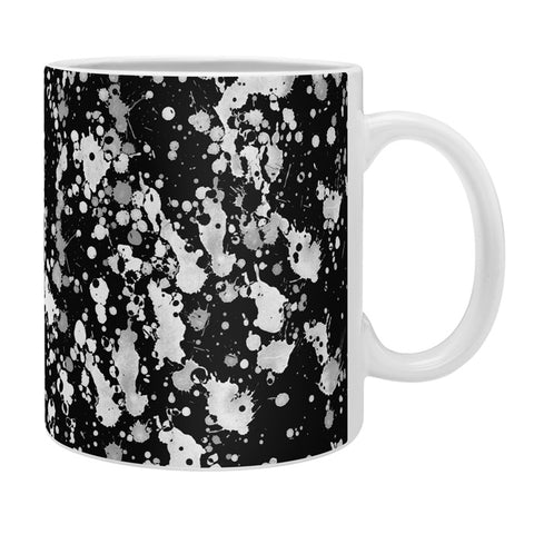 Amy Sia Splatter Black and White Coffee Mug