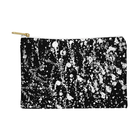 Amy Sia Splatter Black and White Pouch
