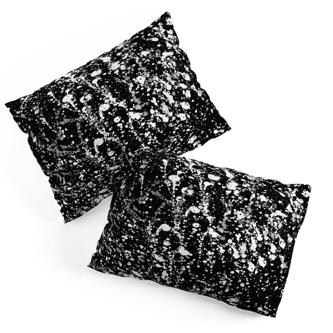 Amy Sia Splatter Black and White Pillow Shams