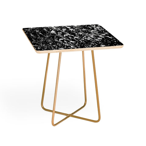 Amy Sia Splatter Black and White Side Table