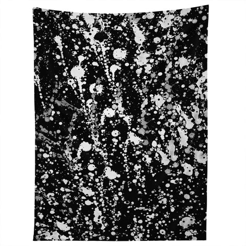 Amy Sia Splatter Black and White Tapestry