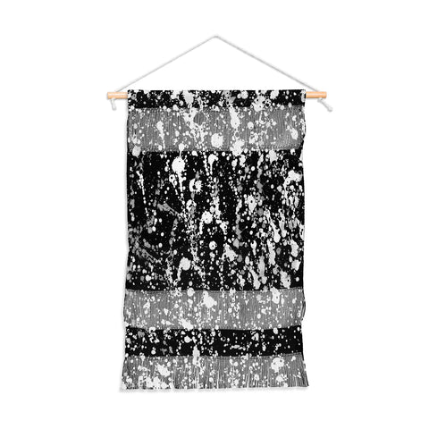 Amy Sia Splatter Black and White Wall Hanging Portrait