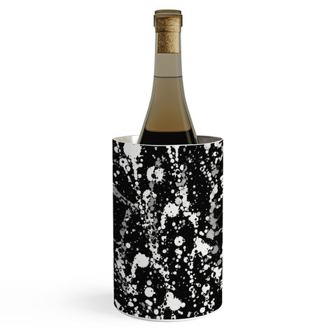 Amy Sia Splatter Black and White Wine Chiller
