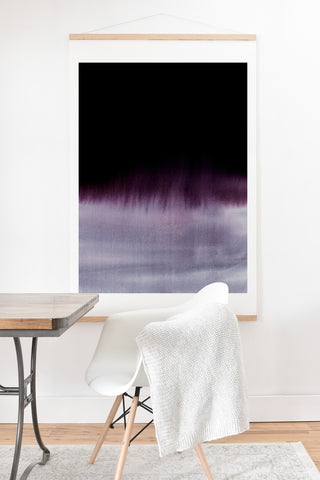 Amy Sia Squall Monochrome Art Print And Hanger