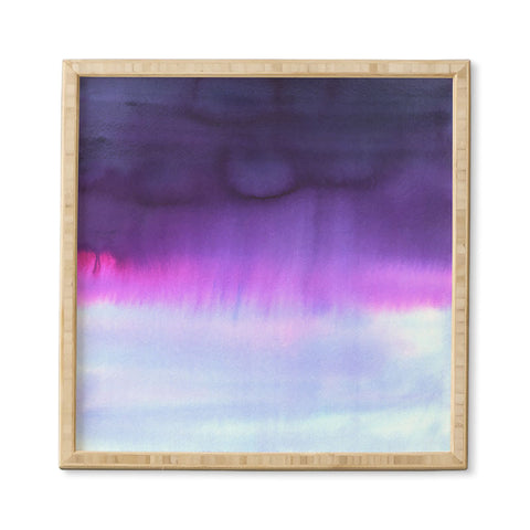 Amy Sia Squall Purple Framed Wall Art