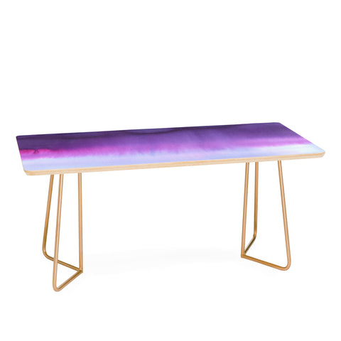 Amy Sia Squall Purple Coffee Table