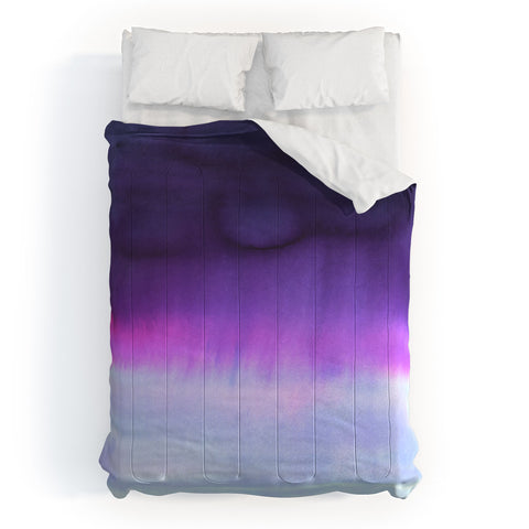 Amy Sia Squall Purple Comforter