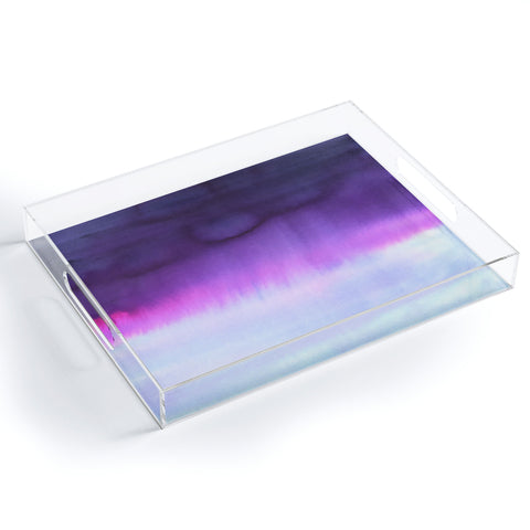 Amy Sia Squall Purple Acrylic Tray