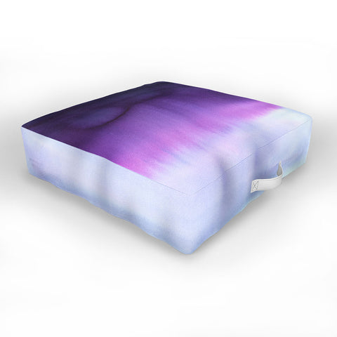Amy Sia Squall Purple Outdoor Floor Cushion
