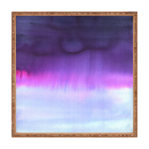 Amy Sia Squall Purple Square Tray