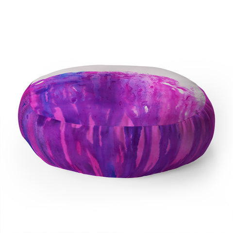 Amy Sia Storm Floor Pillow Round