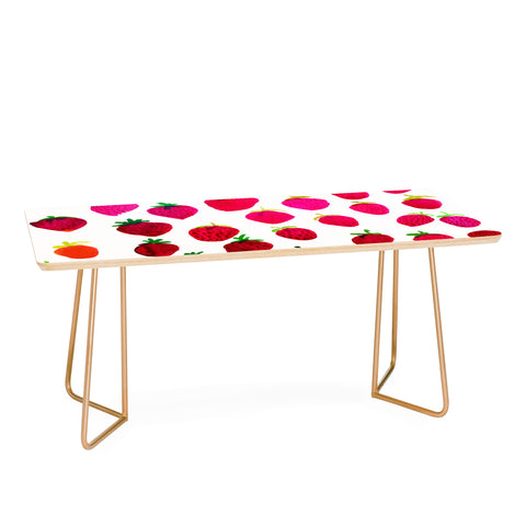 Amy Sia Strawberry Fruit Coffee Table