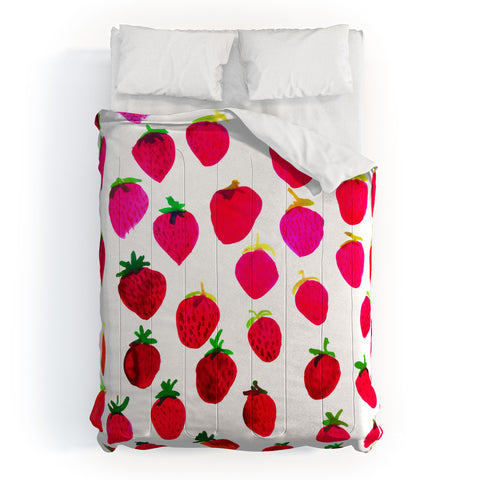 Amy Sia Strawberry Fruit Comforter