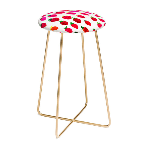Amy Sia Strawberry Fruit Counter Stool