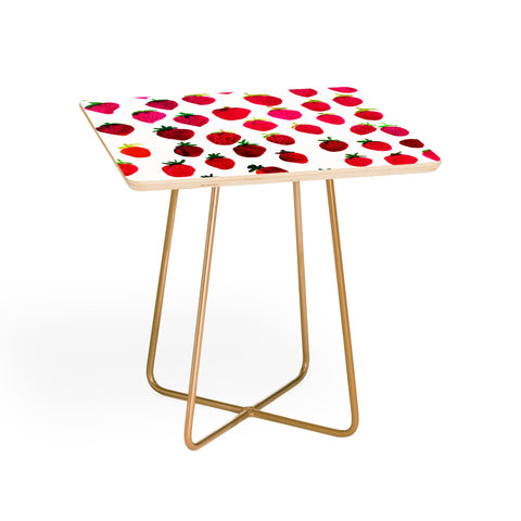 Amy Sia Strawberry Fruit Side Table