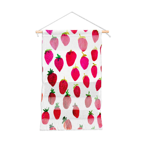 Amy Sia Strawberry Fruit Wall Hanging Portrait