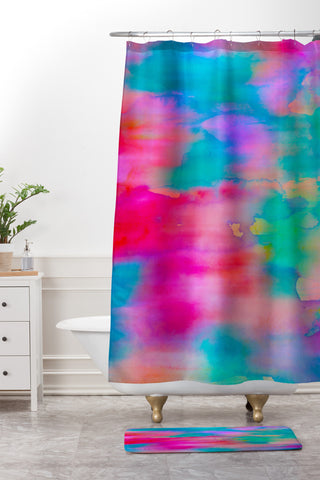 Amy Sia Summer 1 Shower Curtain And Mat