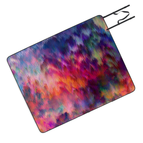 Amy Sia Sunset Storm Picnic Blanket