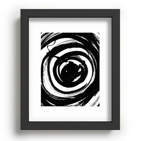 Amy Sia Swirl Black Recessed Framing Rectangle