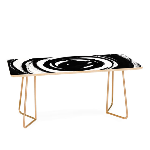 Amy Sia Swirl Black Coffee Table