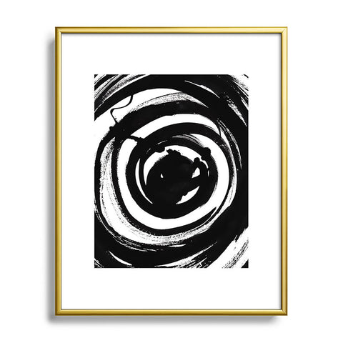 Amy Sia Swirl Black Metal Framed Art Print