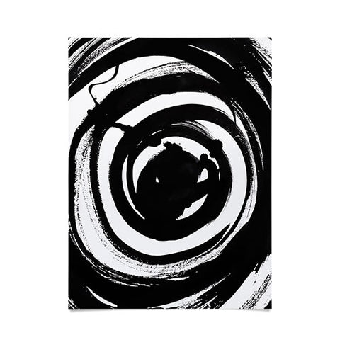 Amy Sia Swirl Black Poster