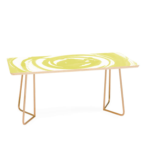 Amy Sia Swirl Ochre Coffee Table