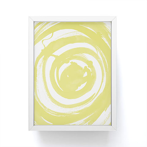 Amy Sia Swirl Ochre Framed Mini Art Print