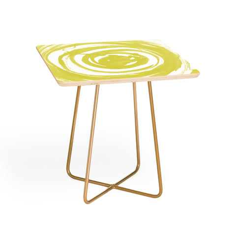 Amy Sia Swirl Ochre Side Table