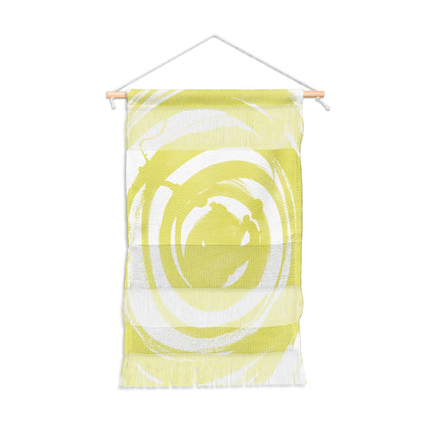 Amy Sia Swirl Ochre Wall Hanging Portrait