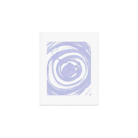 Amy Sia Swirl Pale Blue Art Print