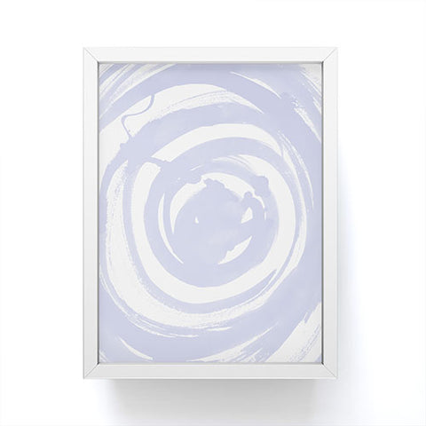 Amy Sia Swirl Pale Blue Framed Mini Art Print