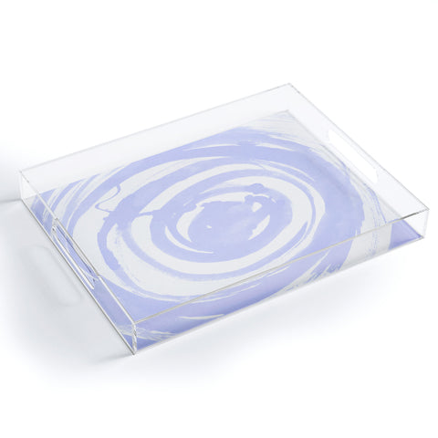Amy Sia Swirl Pale Blue Acrylic Tray