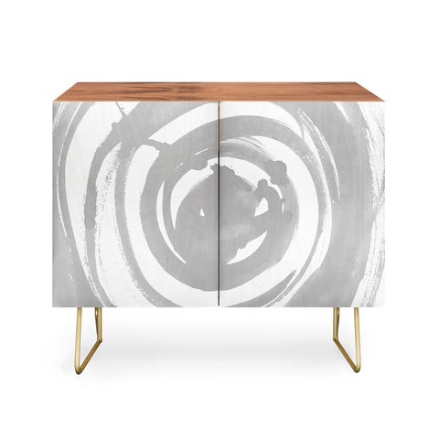 Amy Sia Swirl Pale Gray Credenza