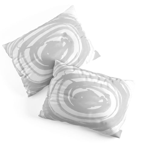 Amy Sia Swirl Pale Gray Pillow Shams