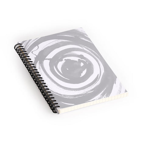Amy Sia Swirl Pale Gray Spiral Notebook