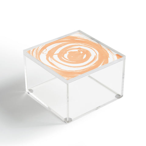 Amy Sia Swirl Peach Acrylic Box