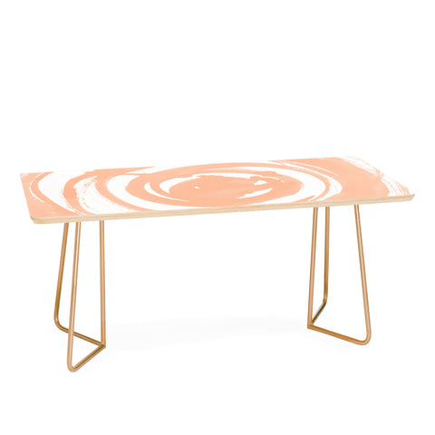 Amy Sia Swirl Peach Coffee Table