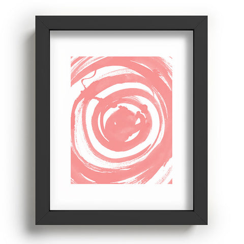 Amy Sia Swirl Rose Recessed Framing Rectangle