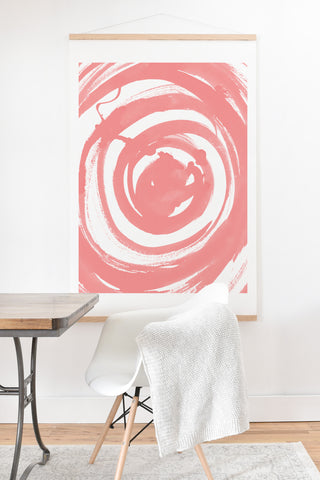 Amy Sia Swirl Rose Art Print And Hanger