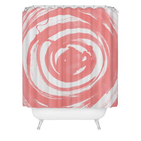 Amy Sia Swirl Rose Shower Curtain