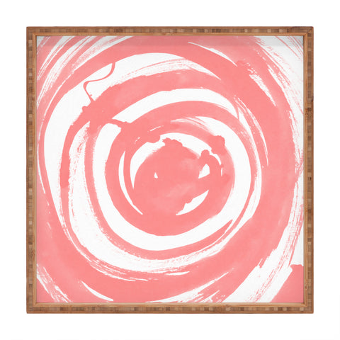 Amy Sia Swirl Rose Square Tray